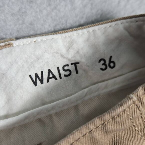 Wallace & Barnes Shorts Mens 36 J Crew Cotton Field Chino Khaki Tan 7 - Picture 4 of 12
